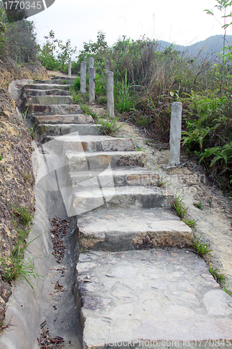 Image of Hiking steps in Hong Kong