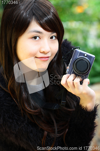 Image of Female photographer