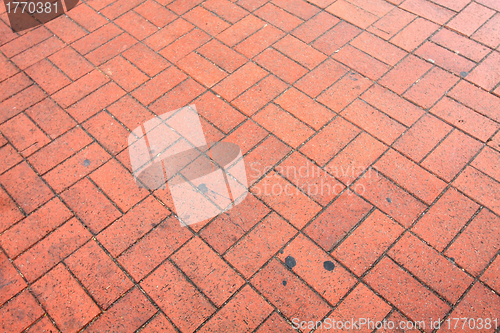 Image of Bricked floor background