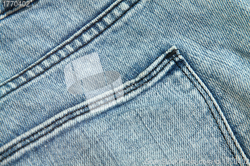 Image of Blue jeans background