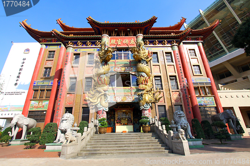 Image of Miu Fat Buddist Monastery in Hong Kong