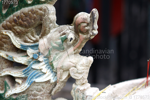 Image of Chinese dragon sculpture