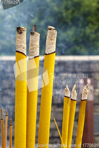 Image of Incenses in a chinese temple