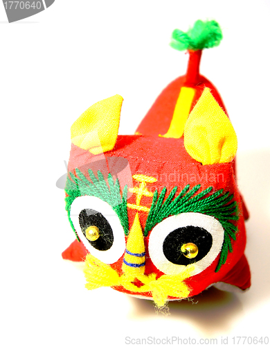 Image of Chinese lion doll