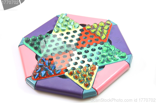 Image of Chinese checkers game