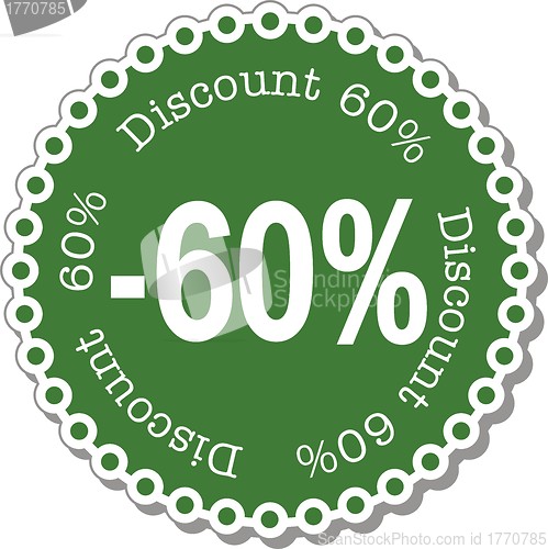 Image of Discount sixty percent