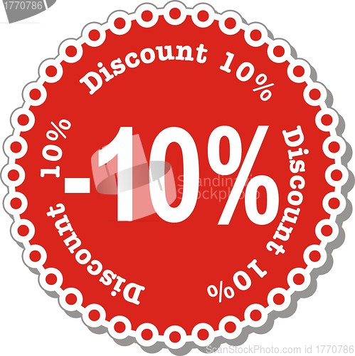 Image of Discount ten percent