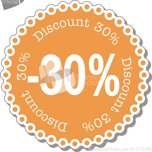 Image of Discount thirty percent