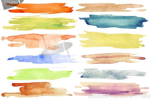 Image of Watercolor strokes