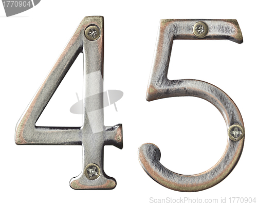 Image of Metal numbers