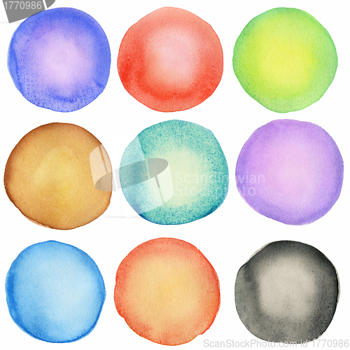 Image of Watercolor circles
