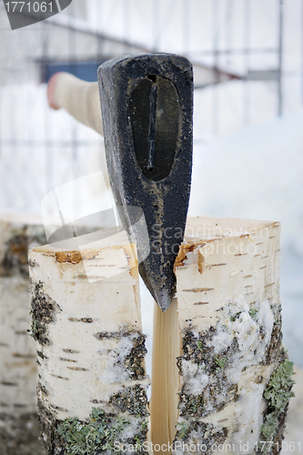 Image of Iron splitting axe