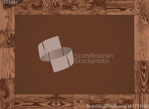 Image of Horizontal frame - dark wood