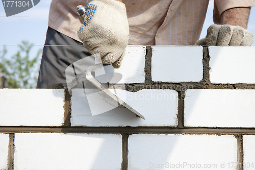 Image of Construction of  brick