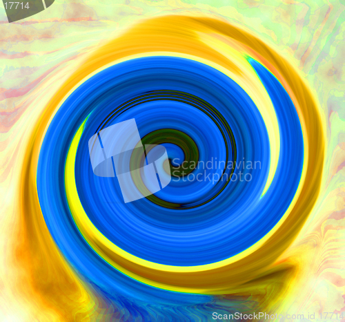 Image of Tennis Ball Abstract