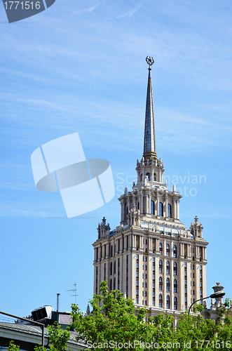 Image of Old high-rise building in Moscow - hotel