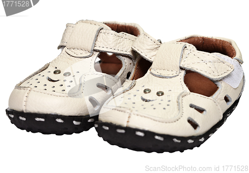 Image of Kids sandals made â€‹â€‹of leather