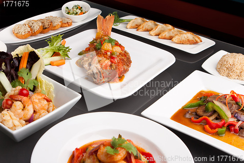 Image of Assorted Spicy Thai Foods