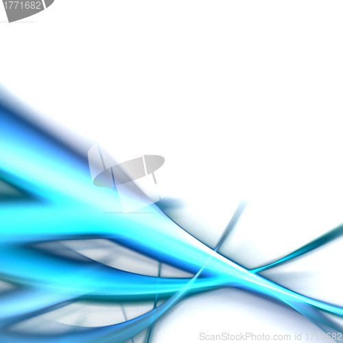 Image of Neon Blue Fractal