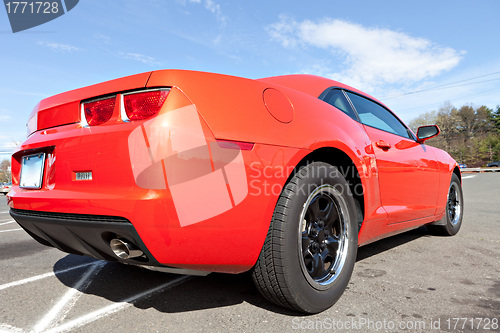 Image of Orange Muscle Car