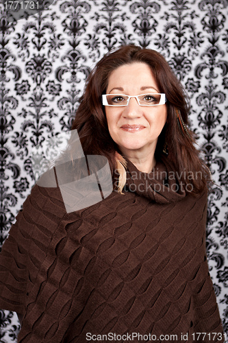 Image of Trendy Middle Aged Woman