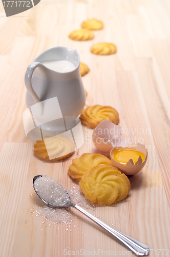 Image of making baking cookies