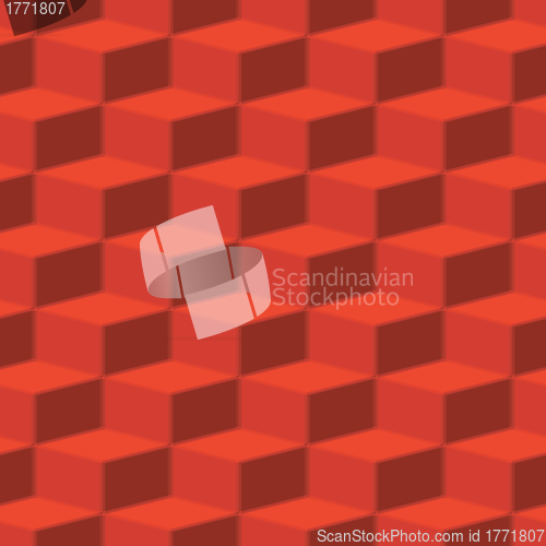 Image of Red abstract texture - boxes
