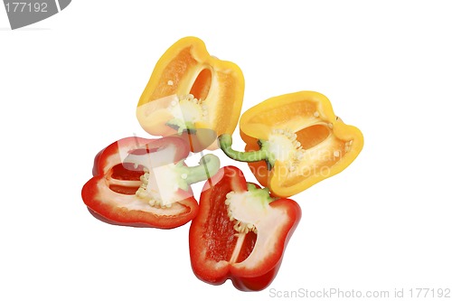 Image of Peppers halves