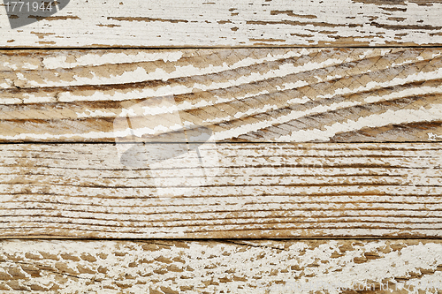 Image of grunge white painted wood