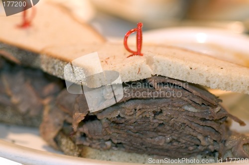 Image of brisket sandwich