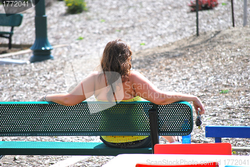 Image of Female in the park.