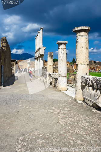 Image of Ancient ruins of Pompeii