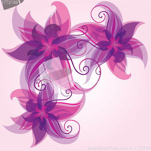 Image of Colorful flower background