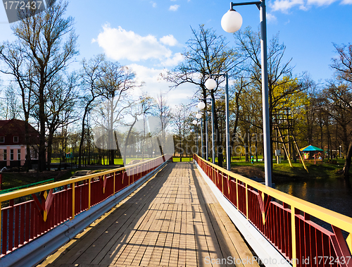 Image of wooden bridge