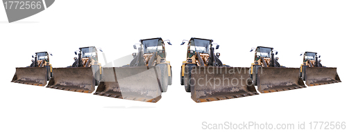 Image of Excavators isolated