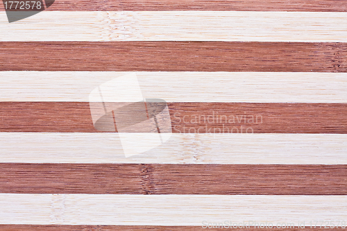 Image of Close-up of bamboo mat for background