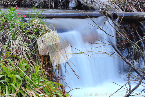 Image of beautiful waterfall