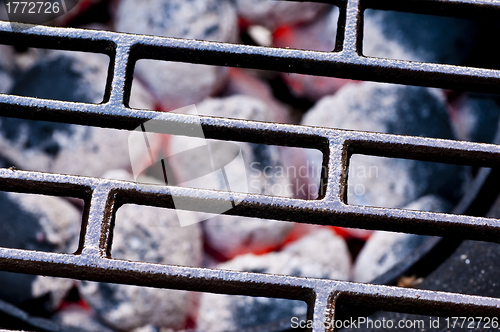 Image of barbecue with charcoal