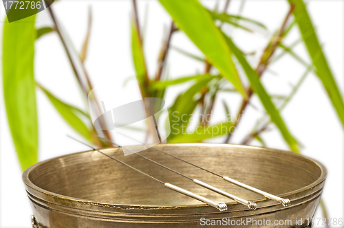 Image of acupuncture needles