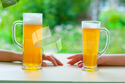 Image of Beer glasses