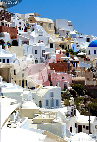 Image of Amazing white houses of Santorini