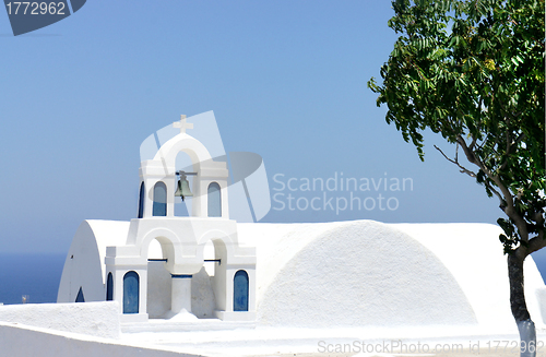 Image of Santorini church