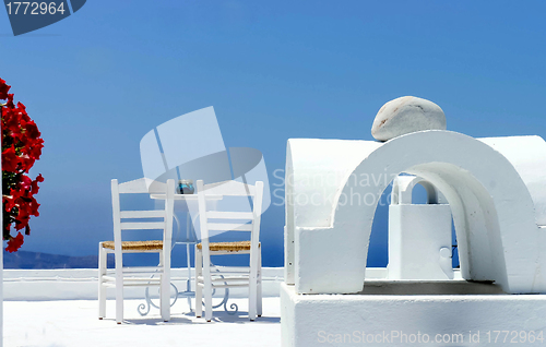 Image of Santorini cosy terrace 