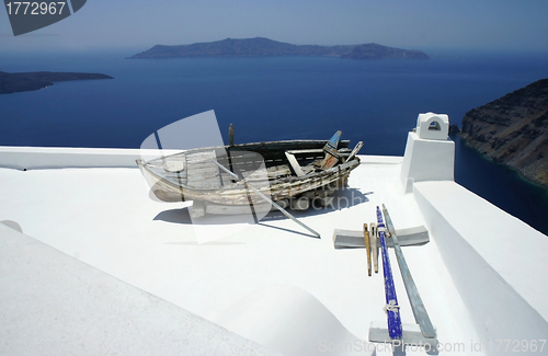 Image of Santorini in details