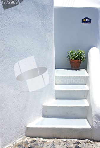 Image of Houses of Santorini in details