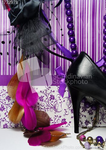 Image of Big shopping - luxury glamour accessories 
