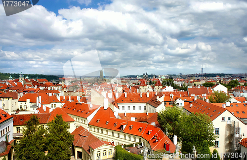 Image of Prague roofs