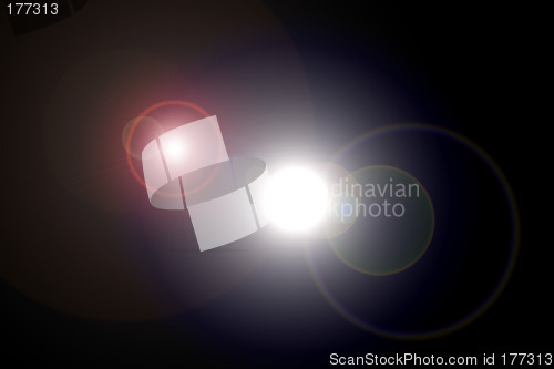 Image of light in the dark