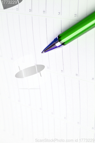 Image of Color pencil and agenda