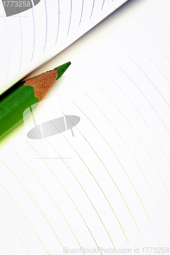 Image of Pencil and agenda